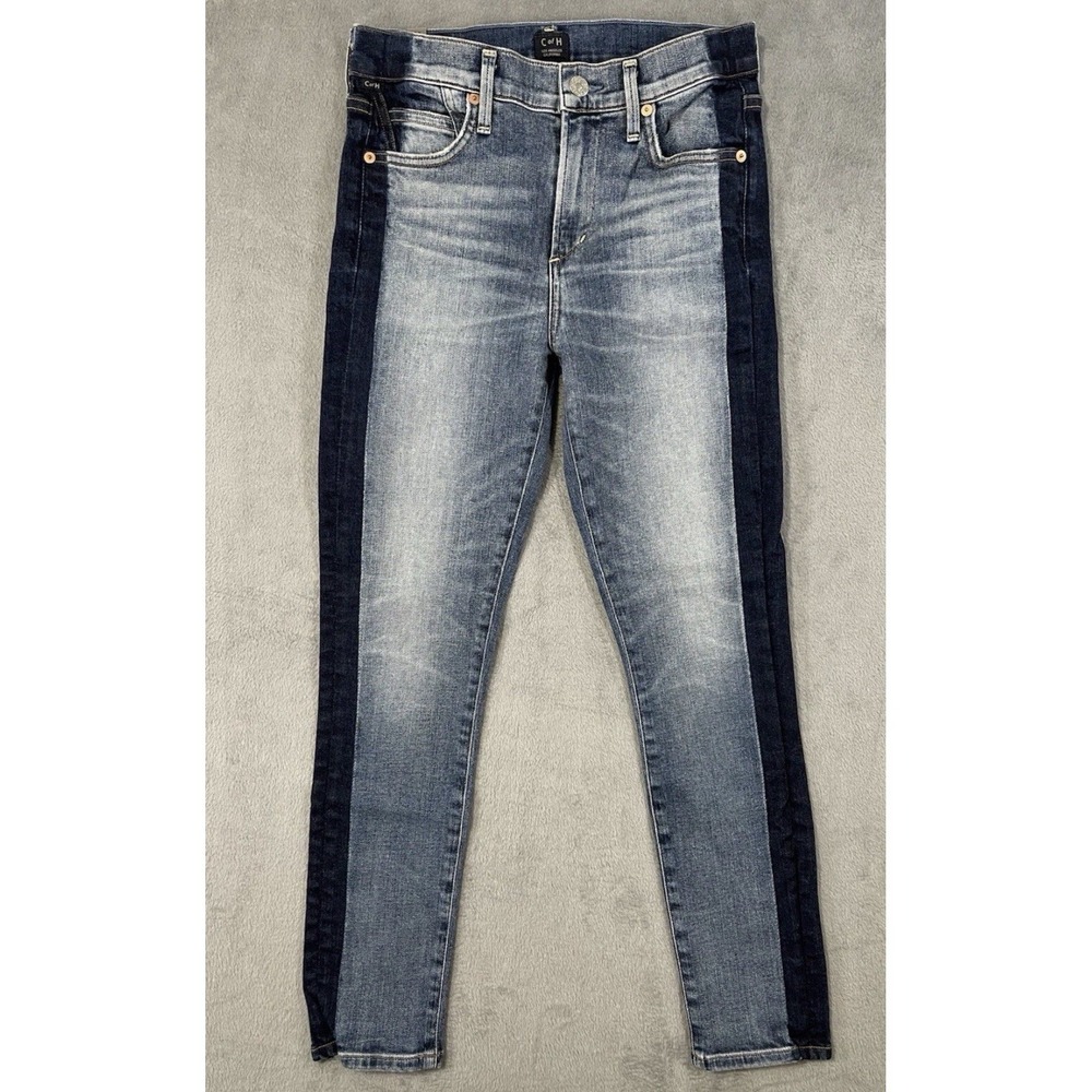 Citizens Of Humanity Jeans Womens 26 Blue Medium Rocket Crop‎ High Rise Skinny